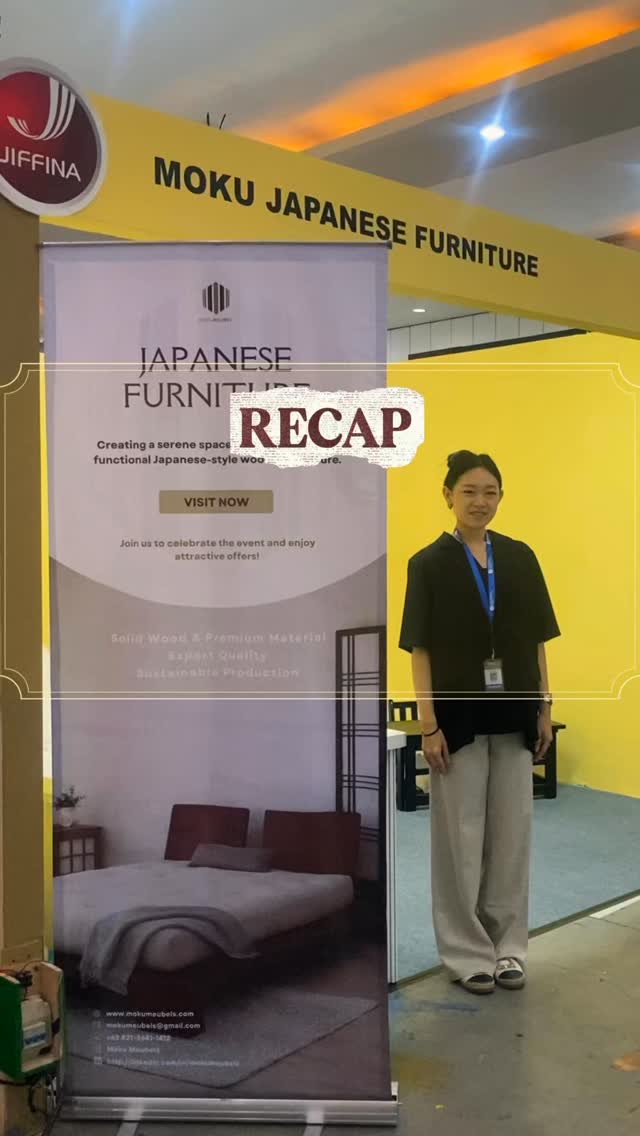 For us, every exhibition is more than a showcase — it’s a moment to share our story.
At JIFFINA 2026, Moku Meubels proudly presented our Japanese-inspired pieces, where simplicity meets thoughtful craftsmanship. Each design reflects our commitment to timeless, well-crafted furniture.
Beyond the products, it was about the connections—meeting new partners, reconnecting with friends, and sharing our passion.
Thank you to everyone who visited our booth 🤍
We’re excited for the collaborations ahead.
#JIFFINA2026 #MokuMeubels #JapaneseFurniture #IndonesianFurniture #FurnitureDesign