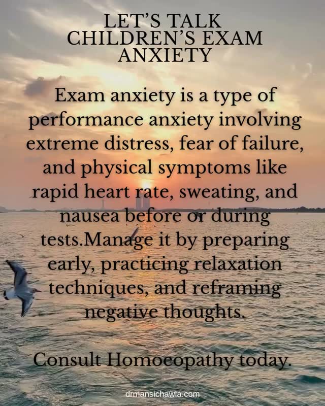Pay attention to@your child’s mood and behaviour around exam season. For gentle support and treatment, choose Homoeopathy.
Don’t forget to keep up with your health check ups. It’s always good to know what’s going on on the inside.
For anything that isn’t at. 💯 there’s Homoeopathy.
📝 Book your consultation today! Visit drmansichawla.com 💻 or call +91 99710 78406 ☎️
.
.
.
.
.
Dr. Mansi Chawla 🏥
BHMS (MD- Homoeopathic Psychiatry)
.
.
.
🌼 Holistic Healing|| Compassionate Healthcare|| Individualised Approach 🌼
.
.
.
In-clinic visit at Noida and Delhi 📍
Online consultations available 📱
.
.
.
#homoeopathyheals
#homoeopathyforlife
#healwithhomoeoapthy
#yourmodernhomoeopath
#homoeopathyforkids
homoeopathyformentalhealth