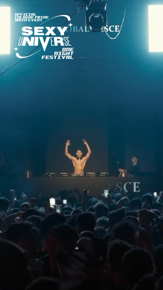 ⛓️ He’s finally BACK for SEXY UNIVERSE ⛓️
You asked and you shall receive - the time now was right to welcome back superstar @cristobalpescer to the TECHNO STAGE of the first edition of SEXY UNIVERSE 2026 🔥
Grab your ticket now at link in bio ✅
💫 SEXY UNIVERSE - One Night Festival | Official ColognePride Main Event
📆 04 July 2026
📍 MMC Studios Cologne