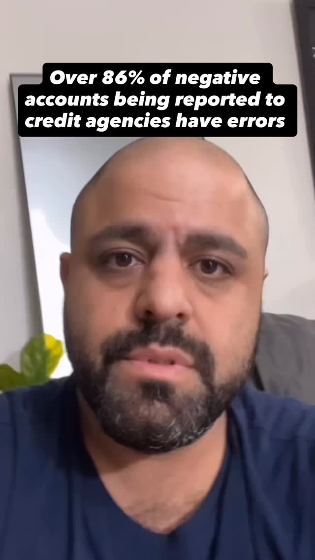 Over 86% of negative accounts being reported to credit agencies have errors - get 12 free playbook on the website to restore your credit and build business credit