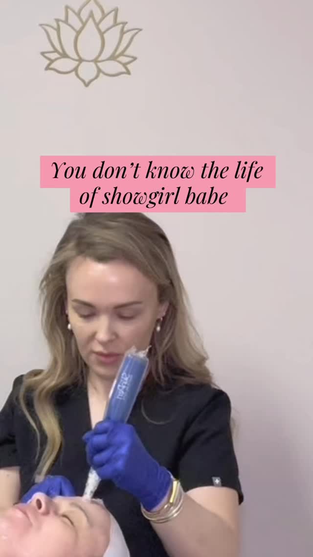 “She made her money being pretty and witty... but she kept it with a solid SkinPen routine. 💉✨ There’s a lot of work that goes into that ‘Showgirl’ radiance, but the results are worth every standing ovation. #TheLifeOfAShowgirl #SkinPen #Microneedling #RadiantSkin #winchesterky