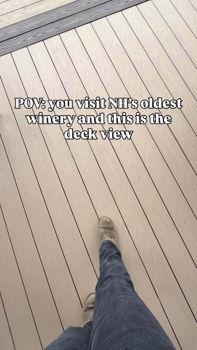 POV: you visit NH’s oldest winery… and this is the deck view 🍷🌄
Not a bad place to sip, relax, and take in the vineyard views.
Join us today for tastings from 11–7pm and soak up the scenery with a glass in hand.Closed tomorrow in celebration of Easter.
#newhampshirewine #nhwinery #vineyardviews #drinklocal #flaghill