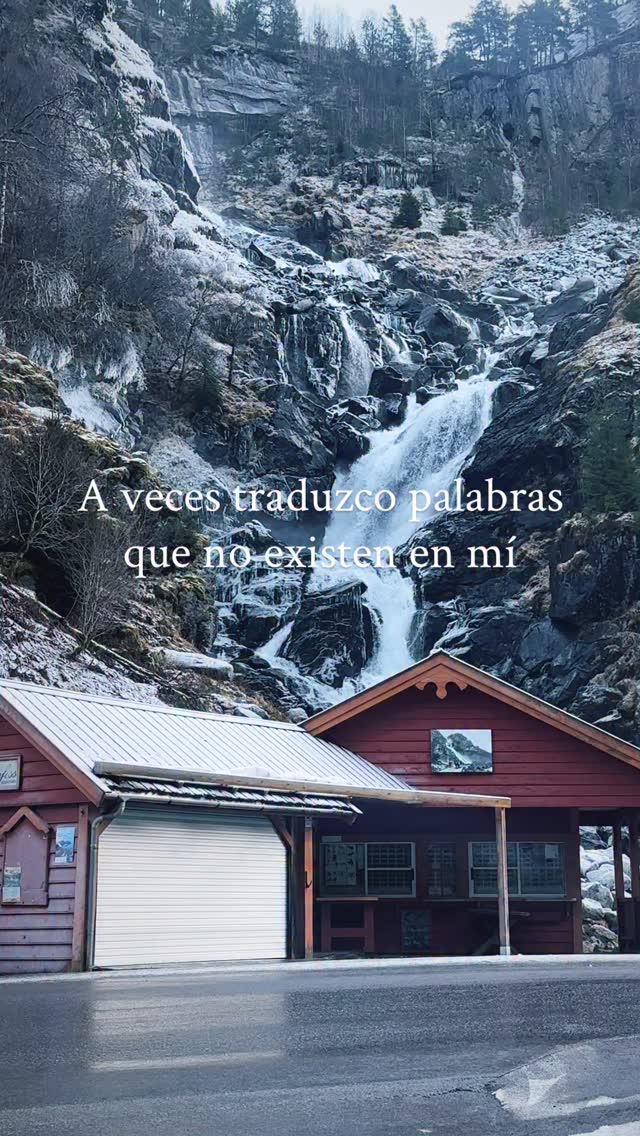 Y otras veces, me traduzco a mí misma.