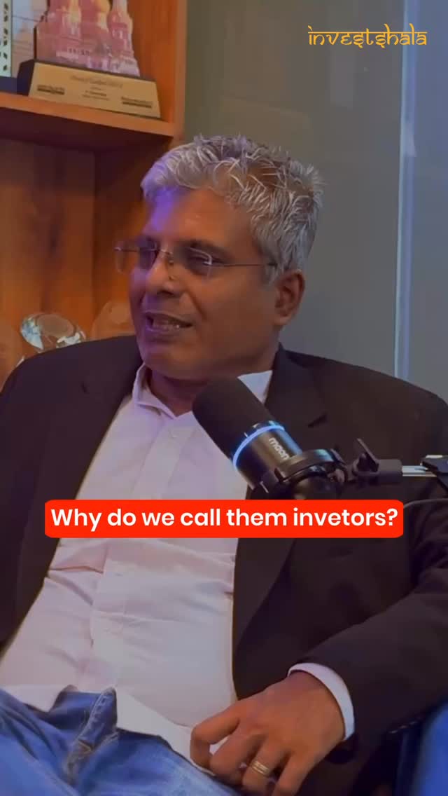 Why do we call them investor?