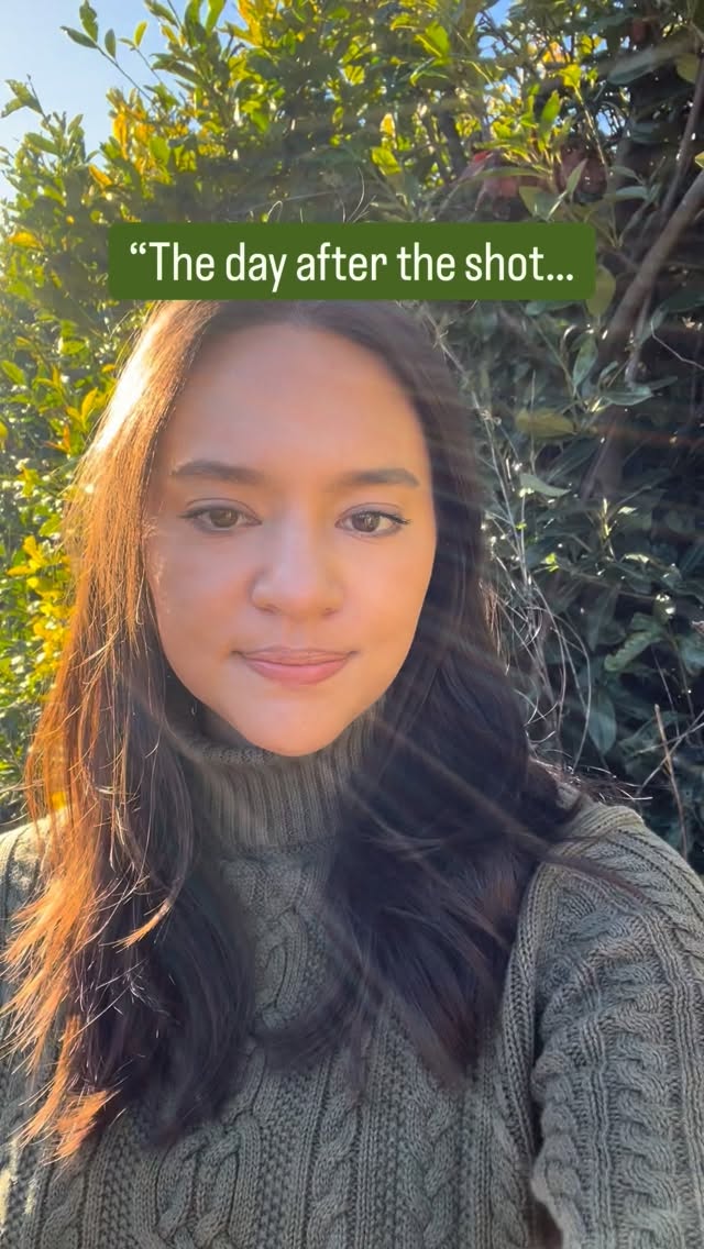 “The day after the shot… I’m extremely nauseous… can barely eat.”
I hear this a lot.
And when that happens, the goal shifts.
It’s not about eating perfectly.
It’s about adjusting so getting something in feels doable 🤍
Smaller amounts.
Easier options.
Less pressure.
That’s still progress 💛