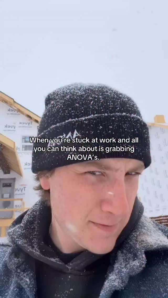 Between lunch breaks and ANOVA runs we are all set.