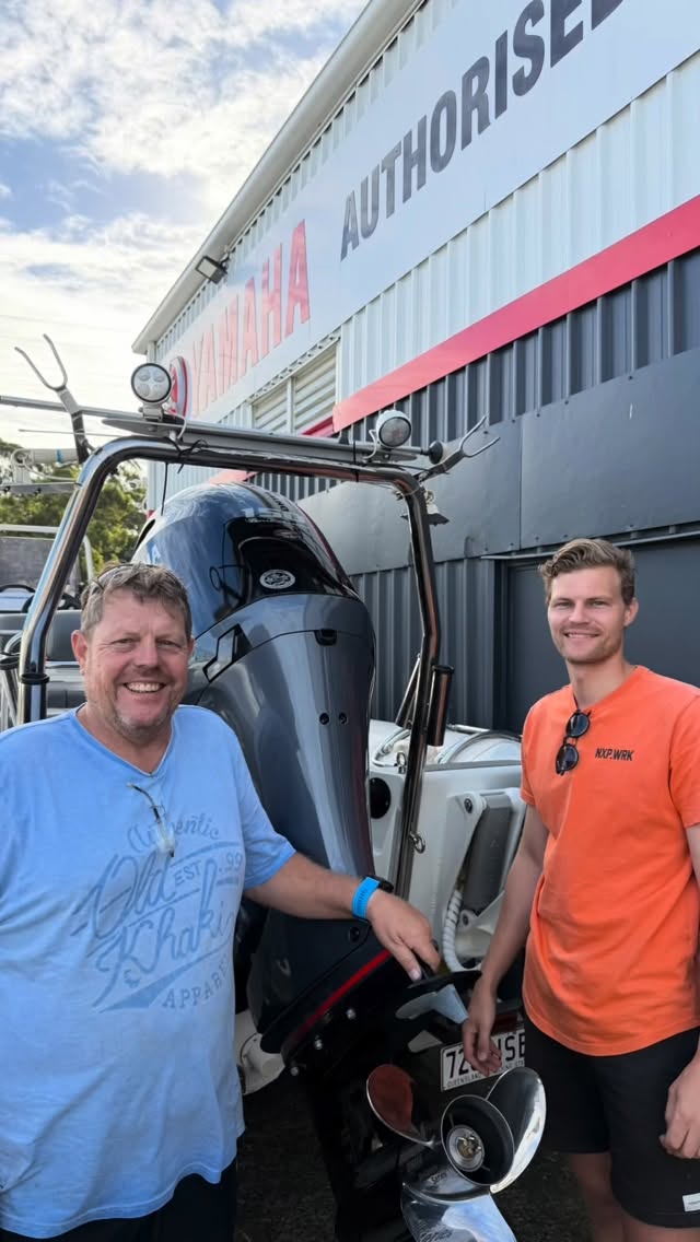 Congratulations Phil on choosing the upgrade the Yamaha VMax SHO 150hp. These are the high performance version of the Yamaha range for those wanting a bit more hole shot, mid range punch and top end. Call 3186 5270, Marine Care, home of the VMax SHO. One less problem. #marinecareqld #99problems #yamahaoutboardsaustralia #vmaxsho #sealegsboats