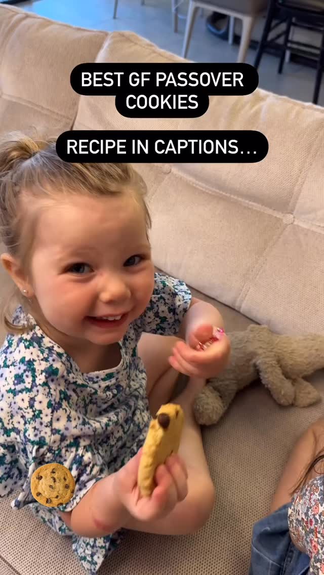 Pesach cookies GF #recipe #cookie
I've been experimenting and think came up with the most delicious gluten-free Passover cookies ever. They are the perfect consistency of Bendy chewy and you can't even tell they are gluten-free. I use full containers of potato starch and brown sugar so you don't have to measure.
The ingredients are:
1.5 cups of oil (safflower, nut oil, etc. - not olive oil)
1 package vanilla pudding mix
1 cup white sugar
2 cups (one 16 ounce box) of brown sugar
3 tablespoons of vanilla sugar
3 large eggs
2 egg yolks
1/4 cup orange juice
3 1/2 cups potato starch (one 24oz container)
5 cups almond flour,
2 teaspoons baking soda
2 teaspoons salt
Chocolate chips/cut up chocolate bars (I prefer a mix of chocolate chunks and chocolate chips. You can also add nuts if you want.)
Directions:
Preheat oven to 350°F.
Mix oil, juice, sugars, pudding mix and eggs until well combined. Add potato starch, almond flour, baking soda and salt. Mix (I found it easiest to use my gloved hand).
Once mixed, add chocolate chips and/or chocolate chunks, nuts, etc.
Scoop soup spoon sized chunks of dough, roll with your hands into a ball and press down on parchment paper. Give a little space between cookies, but they don't spread much.
Bake at 350°F for 8 to 12 minutes until just starting to brown (like barely browning) - they will set as they cool so they may look a little underdone when you take them out. Let them cool in place before moving.
#glutenfree #cookies #pesach pesachrecipe