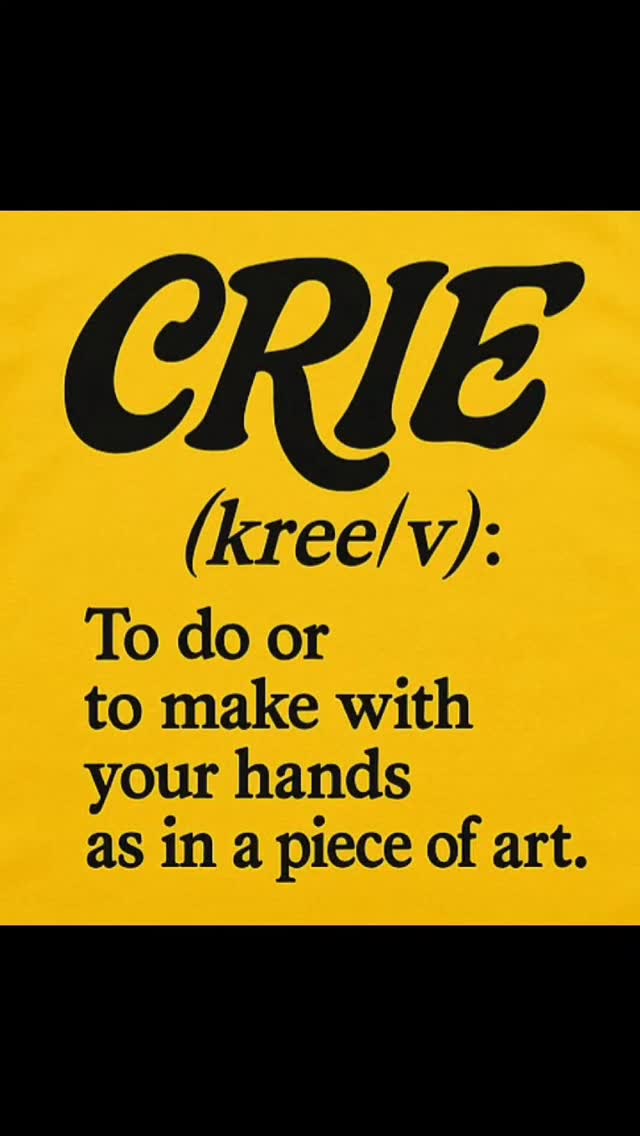 Crie /Kr-ee/
(v) : to do or to make with your hands as in a piece of art of art.
➰
➰
➰
➰
#TeamNatural
#curlsforthegirls
#curlygirl
#CurlyHair
#coilyhair