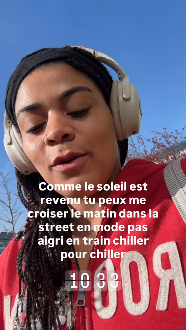 Un rayon de soleil et tu peux de nouveau me catch dans la street 🌞 #generationchilley