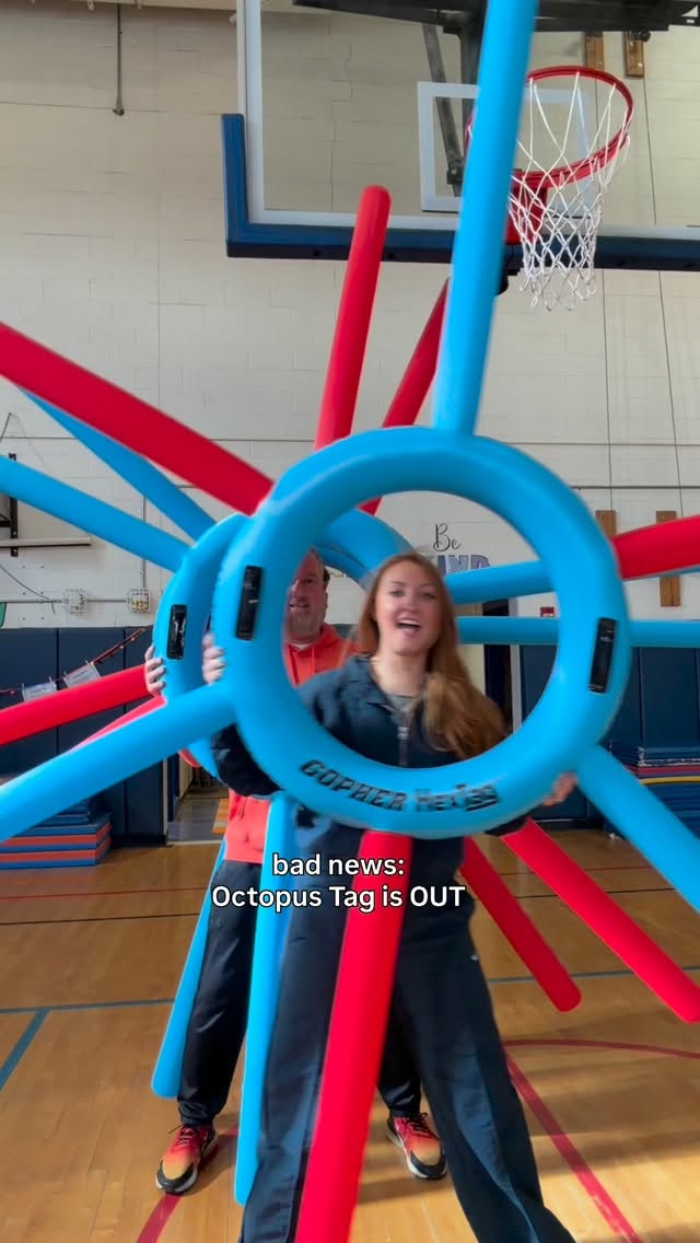 POV: You love octopus tag… but hate everything that comes with it 😂
Cutting noodles ✂️
Connecting pieces 😵💫
Storing the chaos 🙃
These Hex Taggers = SAME energy, WAY less work 🙌
✔️ Inflate in seconds
✔️ Deflate + store easily
✔️ Ready whenever your class is
Shoutout to @gophersport —so grateful to partner with brands that support what we do in PE 💙
And to my Physedgirls fam… this is because of YOU. Your support never goes unnoticed 🥹
Drop HEX below and I’ll send you the link + don’t forget to use PROMO CODE: PHYSEDGIRLS 👇 for 15% off ‼️
#physed #peteacher #peideas #elementarype #pegames