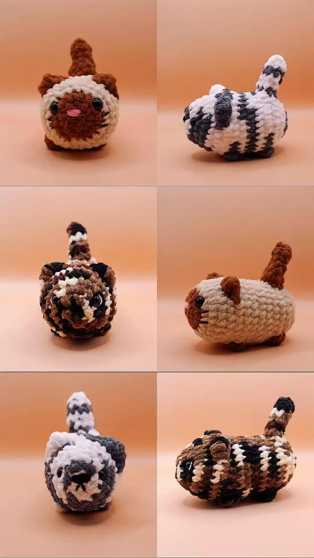 Loaf cats are out of the oven and ready to chill
Soft. Squishy. Utterly unbothered ✨😺🍞
#crochetcreationswithlove #crochetcat #amigurumi #handmadejoy #yarnlove