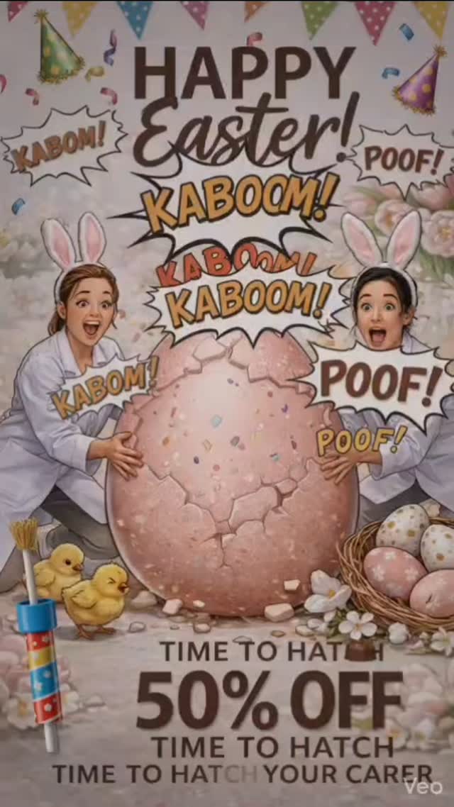 HAPPY EASTER 🐣💥
We tried to keep it calm…
We tried to stay professional…
…but the discount said KABOOM 💀😂
Courses cracked open at 50% OFF and honestly… we’re just as shocked as you are.
If you’ve been thinking about starting aesthetics —
this might be your sign (and your moment 👀)
No overthinking.
No waiting for “later”.
Just start.
📍 London & Watford
📩 Message us to secure your place
📲 07526 072 246
🌐 evliss-academy.co.uk
Time to hatch your career 🐣✨
#aesthetictraining #aestheticsacademyuk #londonaesthetics #watfordaesthetics #easteraesthetics