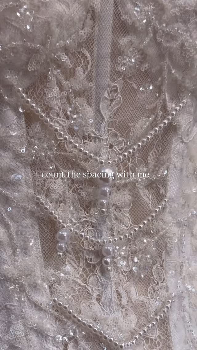 Count the spacing with me #sallyvictoriacouture