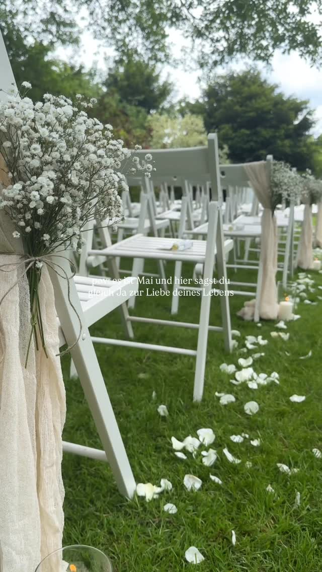 Bald sehen meine Samstage wieder genau so aus ✨
Freie Trauungen haben für mich etwas ganz Besonderes, weil sie jede für sich so individuell ist mit ihrem ganz eigenen Zauber. Jedes Setting, jede Stimmung, jedes Detail erzählt seine ganz eigene Geschichte.
Diese Trauung aus dem Mai 2025 ist mir besonders im Herzen geblieben. Mitten im Grünen, im wunderschönen @alter_bullenstall, umgeben von Bäumen, Blumen und dieser ruhigen und so natürlichen Atmosphäre.
Und hört mal auf das Vogelgezwitscher im Reel.
Das ist keine Musik, sondern der originale Sound aus dem Garten. Schön oder? 🥹
Für mich einer der schönsten Orte für freie Trauungen in unserer Region. Ein Ort, an den ich immer wieder gern zurückkomme.
Hochzeitsfloristik
Hochzeitsdeko
Dekoverleih