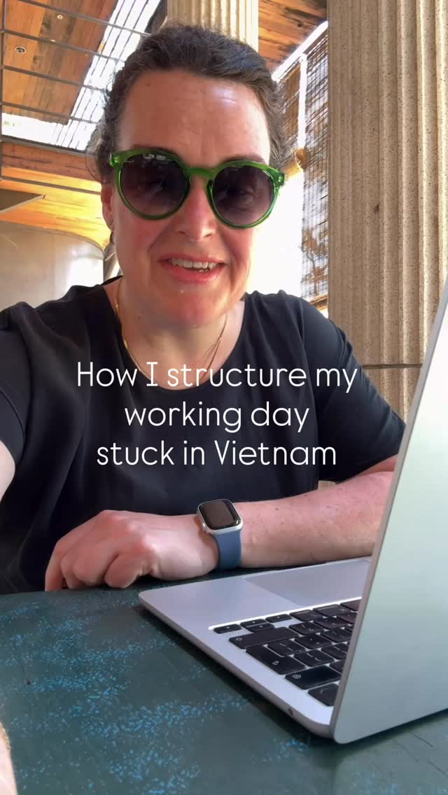 Extra days in Vietnam? Improvise, adapt, overcome. Schedule around heat and coffee. Grateful I built a life and business based on freedom.