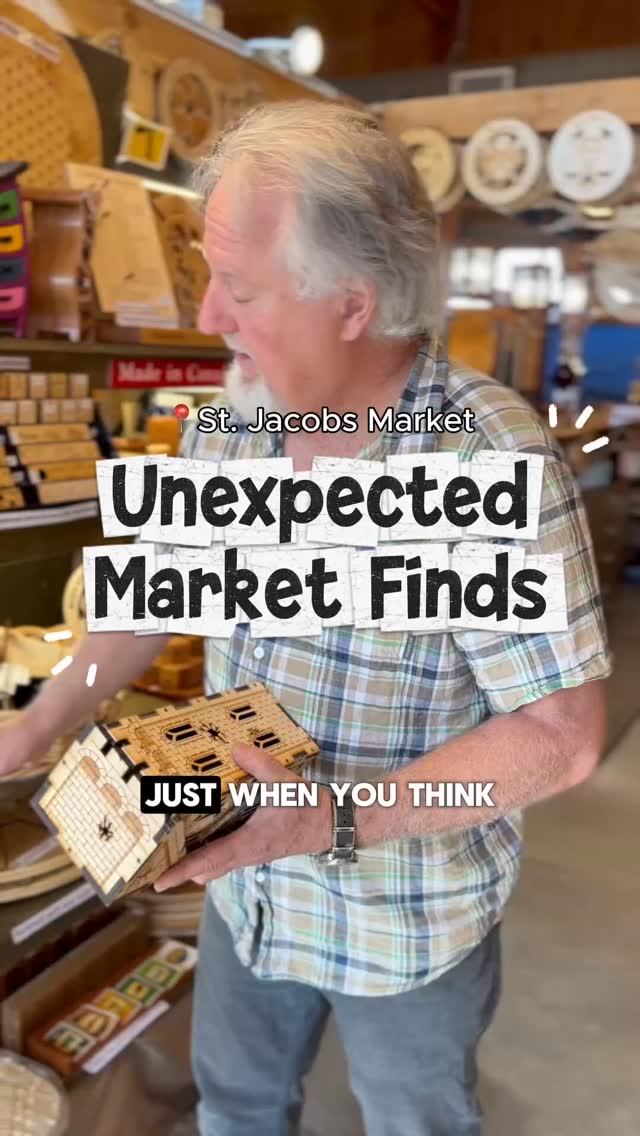 Unexpected finds at the St. Jacobs Farmers' Market 👀 (Part 3)
From sound bowls and meditation drums to eco-friendly refills, sensory jewellery, handcrafted game pieces, and one-of-a-kind wooden pens… it’s the kind of place where there's always something new to see!
Featured vendors:
🖤 Souvenir of Tibet
🖤 Eco Refillary
🖤 Old Soul Bracelets
🖤 Masterpiece Lasered Wood
🖤 Koka Bora Pens
Open Thursdays and Saturdays, year-round!