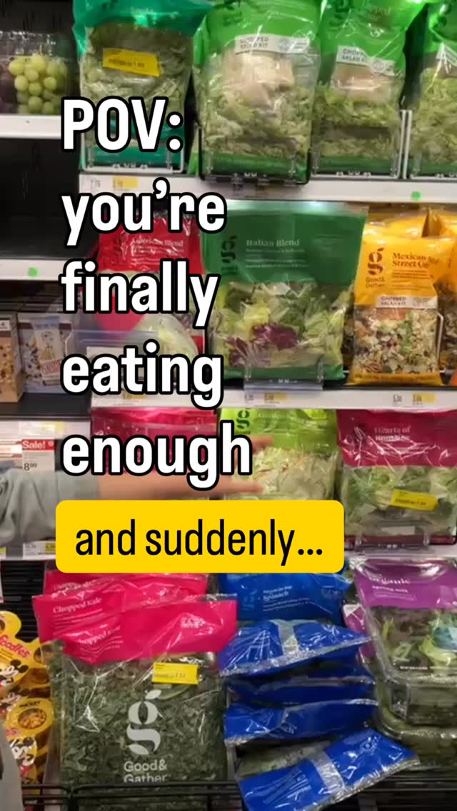 POV: you stop under-eating and suddenly food isn’t running the show anymore.
Cravings feel less chaotic.
�Decisions feel easier.
�And yeah… sometimes you actually want vegetables.
Not voodoo.
�Just a well-fed body doing its job.
#notvoodoo #nutrition #nourishment #chaos #cravings