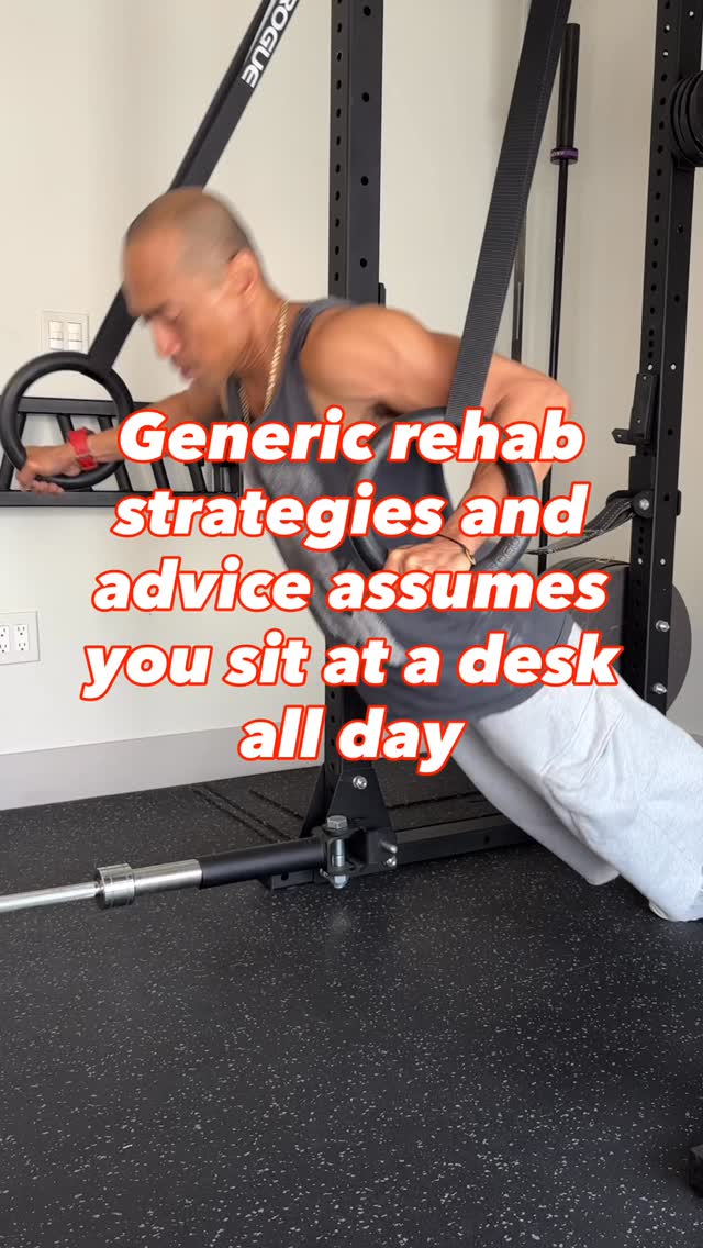 The baseline for most rehab advice is a sedentary lifestyle. Pain-free at rest means functional enough for daily activities. This is the “Back to normal” being prescribed.
But if your normal includes squatting heavy, running long, or training multiple times a week, that baseline was never built for you. A plan designed to get someone out of pain won’t get you back to performing. Those are two completely different targets.
🔑 Your rehab should be calibrated to your actual life. What you’re training for, what your body is asked to do, and what “recovered” actually means for someone who moves the way you do.
Schedule an injury screening to get started.
(link in bio)
_________________
Injury rehab built around one goal: getting you back to training stronger than before and moving with confidence. Dr. Andrew works with runners, lifters, and active adults through structured, progressive programs that address the root cause, not just the symptoms. This is rehab with a clear plan and a finish line in sight.
Long Beach, CA | Sports Chiropractic