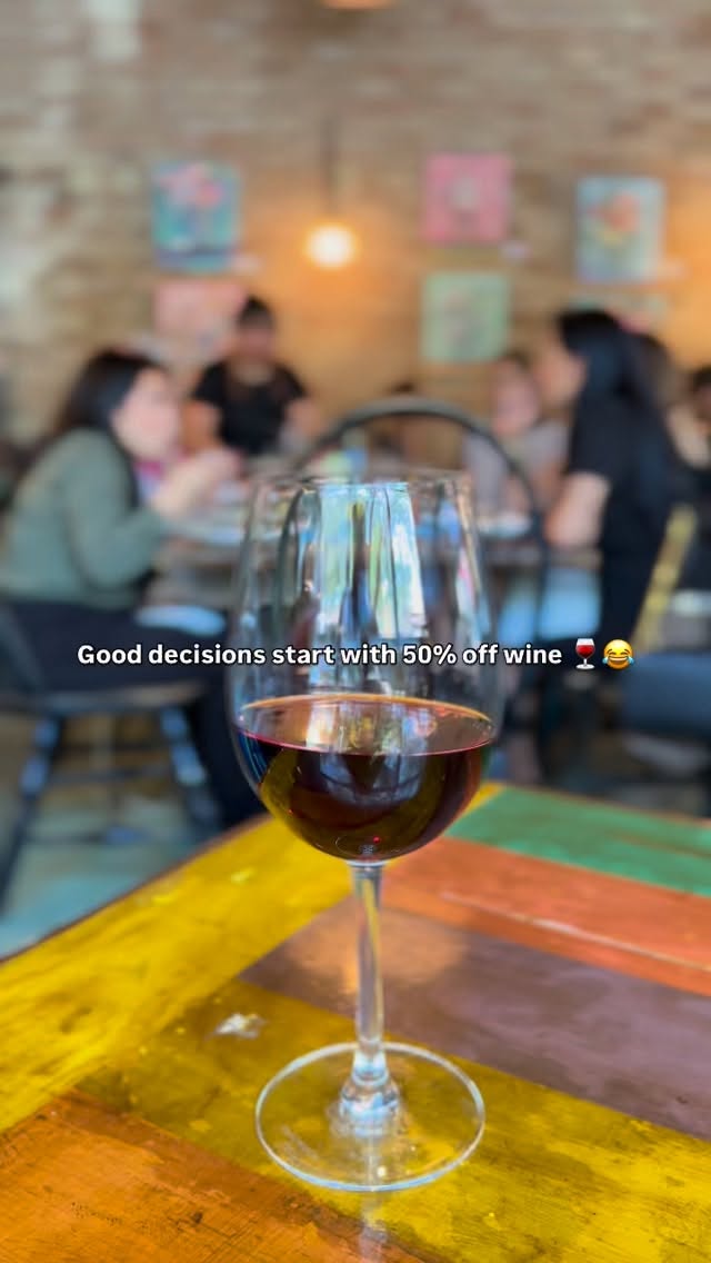 Meet me at Lolita’s… the wine is 50% off 🍷💋
No excuses, just good vibes and better pours. #winewinewine #specialoffer‼️