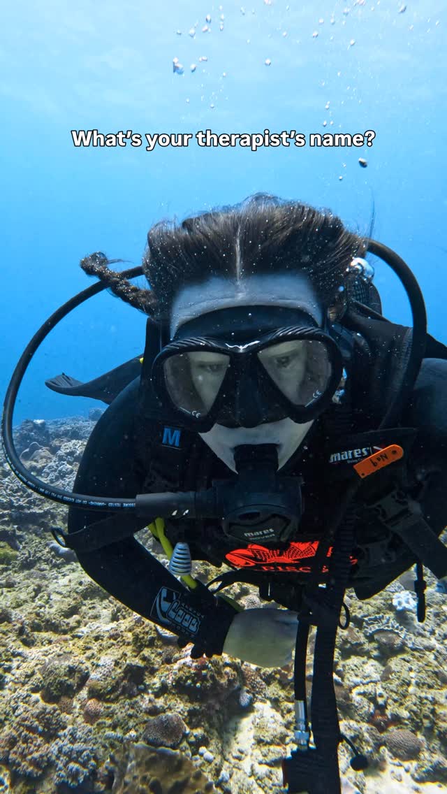 10/10 would recommend this therapist! 🤿🪸
Diving forces you to breathe slowly and stay present. Like meditation, but underwater. 🧘🌊
