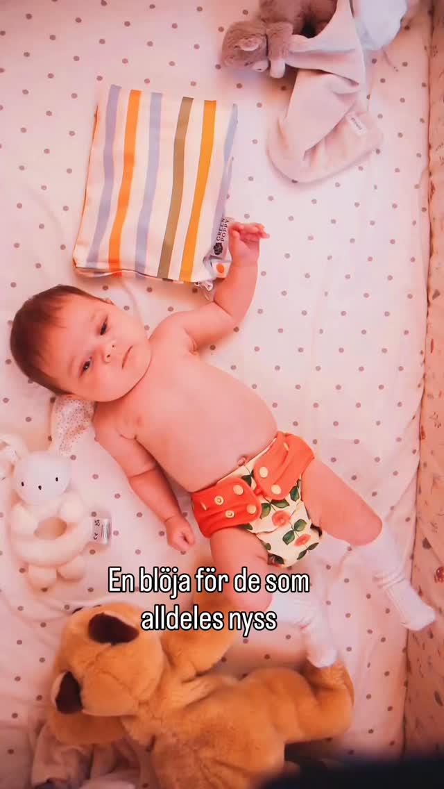 Man kan säga att det är en blöja för barn, hela blöjperioden ❤️För små barn och för stora barn. De som precis har kommit hit och de som upptäcker allt på egen hand.Men också en blöja till de föräldrar som bryr sig om miljön och vill spara pengar. En blöja med ett hjärta, helt enkelt 🥺💚