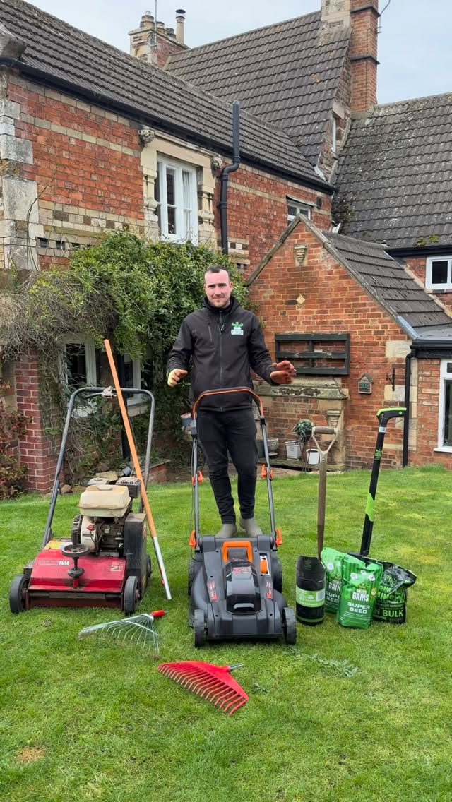 Did someone say spring lawn renovation? 🌱☀️ well then, you’re in the RIGHT place. Here’s our step by step process to get your lawn looking lush, healthy and green for this spring and summer. Follow the steps below for that green grass ⬇️
- mow as short as possible
remove weeds - our handy weedxtractor tool helps with this 🌱
- scarify in multiple directions, you can do this with a scarifying rake. Here we’ve done five passes!
- rake up the debris and give it another quick mow for that cleaner seed bed
- aerate the lawn with a garden fork
- apply the super seed
- apply the lawn bull black edition
- if no rain is due, then water in! 💦
You can apply top soil or dressing after the seed is applied to help level the lawn and provide more nutrients to the soil.
Any questions? Let us know in the comments ⬇️
gardening | lawncare | greengrass | lawn | springgarden