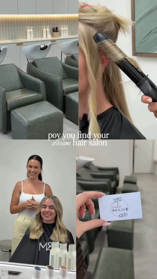 We can’t wait to do your hair…
Whether you’re seeking a new style or a peaceful moment of self-care, our uplifting environment promises an experience of renewal, enhanced beauty, and transformation.
#indiemane #portstephenshairdresser #salon #hair #raymondterracehairdresser