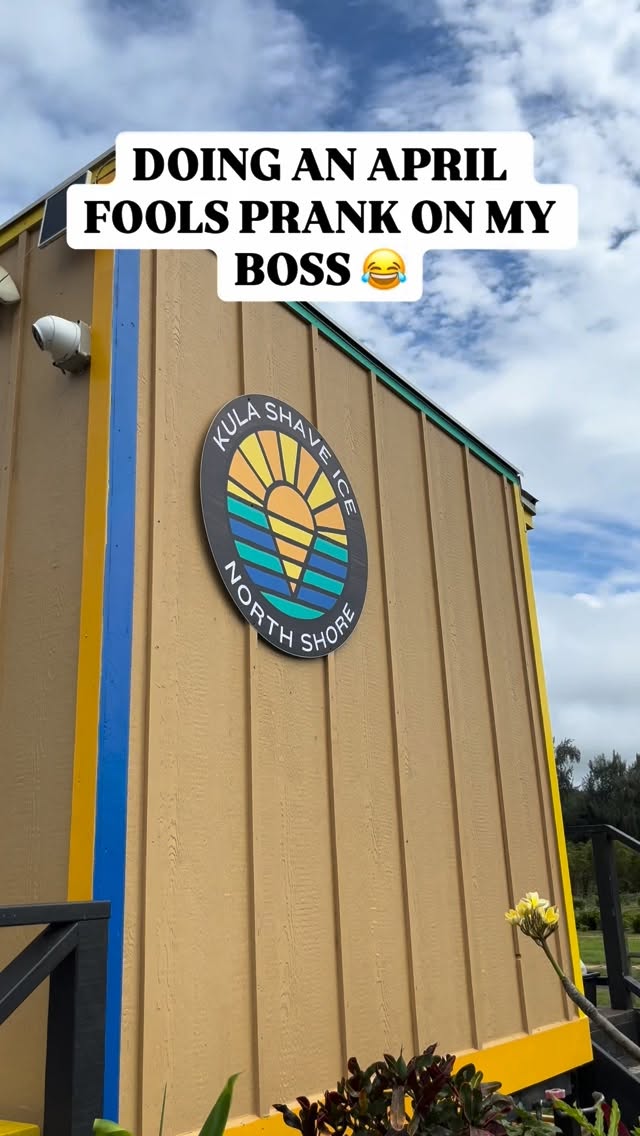 Sorry boss 🫶🏽😂
#aprilfools #prank #shaveice #organic #homemade