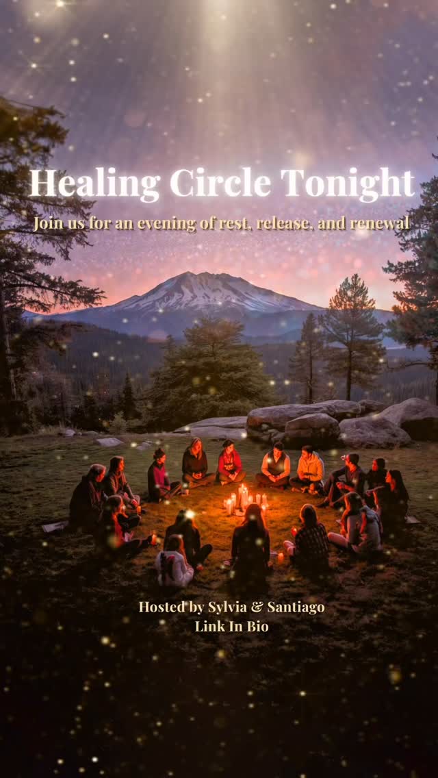 Healing Circle Tonight 🌙
A space to slow down, reconnect, and be held in presence.
Join us for a grounding evening of sound, connection, and shared stillness under the energy of community.
Hosted by Sylvia & Santiago 🤍
If your heart feels called, you’re welcome here.
#healingcircle #mindbodyspirit #insighttimer #live #paradigmsg