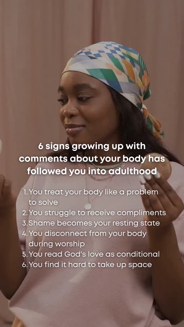 The comments might have seemed small at the time. Throwaway. Said with a laugh at the dinner table or on the way out of church.
But your body heard every single one of them. And over time, those messages shape more than just how you feel in the mirror.
None of this means you're broken. It means you adapted to what you were given. And that can be unlearned.
If any of this resonates and you're ready to start doing something with it, I offer free introductory calls. Link in bio to get in touch 🦋
#BodyShameAwareness #TheFaithTherapist #BlackAndChristian #EmotionalHealing #BlackWellness