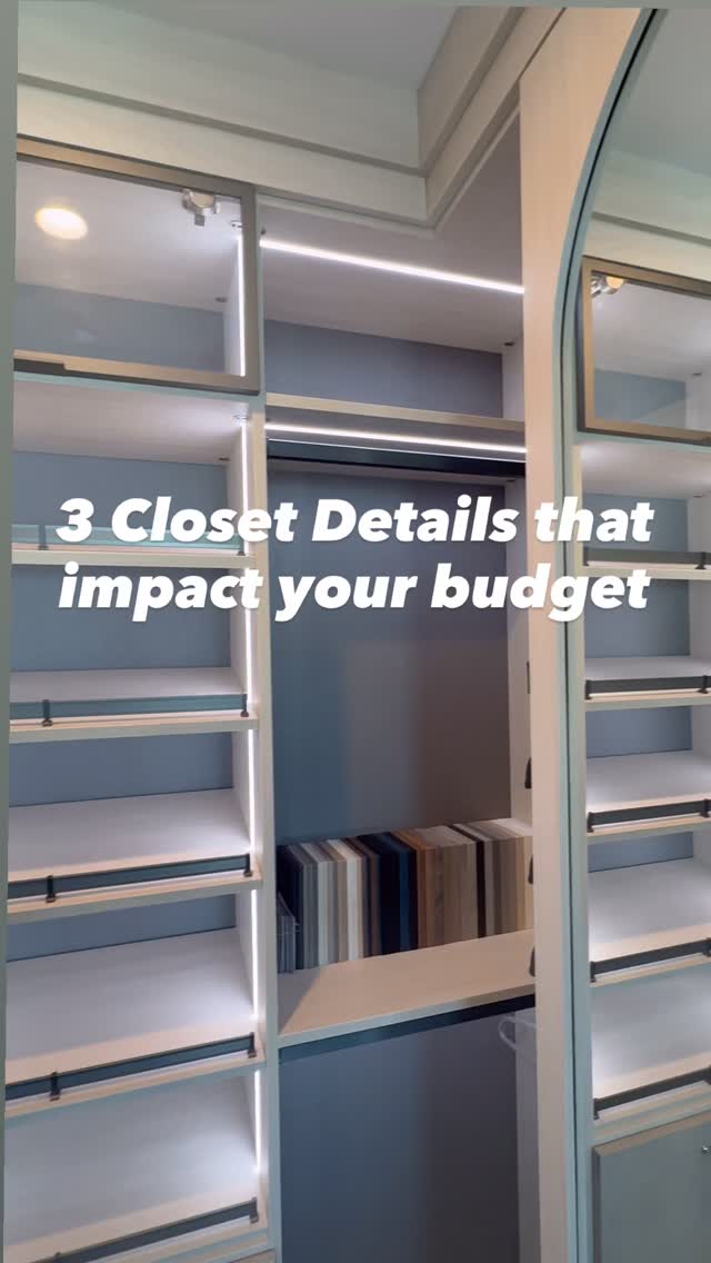 3 ways your closet budget can go up or down 👀
1️⃣ To the ceiling vs not�Floor to ceiling gives you that fully finished, built in look but adds material + labor.�Dropping the system height can save cost and gives you flexibility for what you store on that top shelf.
2️⃣ Backing vs no backing�Backing = more polished, luxury feel�No backing = one of the easiest ways to save
3️⃣ Custom drilling vs standard holes�Custom drilling gives that more boutique, elevated look but you lose adjustability.�A lot of my clients do a mix: custom for hanging, adjustable for shoes. It’s all about balance.
None of these are right or wrong just intentional!
Knowing this upfront = no surprises later 🤍
�Save this for when you start planning ✨�Your friend, the custom closet designer
#ClosetDesign #CustomClosets