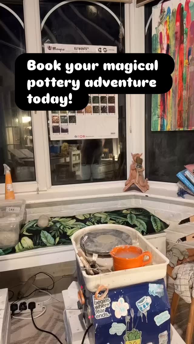 Www.pippipottery.co.uk to book!
Classes are private, stuffed full of clay knowledge and are from my studio in Singleton Ashford TN23! #pottery #potterystudio #pippipottery #ceramicsofinstagram #ashfordkent
Do something different and find a cool way to spend an hour getting messy and creative! Message me with any questions
See you there!
Pip