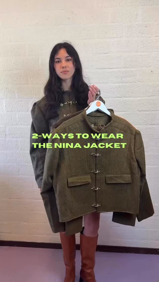Judi showing 2 ways to wear our Nina jacket ⭐️ more colorways dropping soooon 🫒
#fashion #designer #ootd