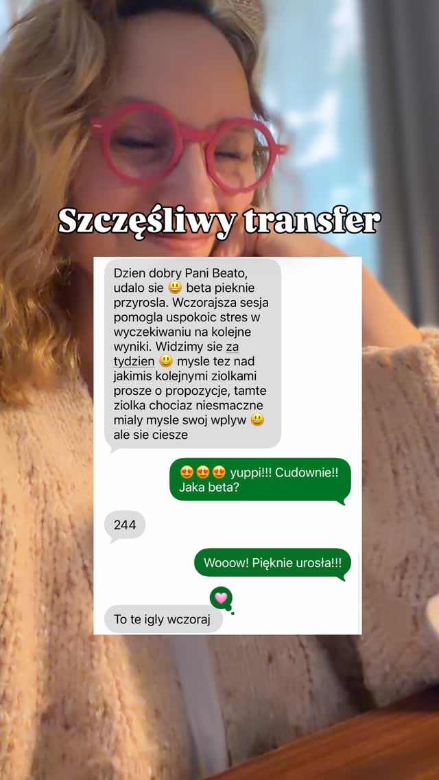 Czy chcesz dołożyć „igiełki szczęścia” do swojego transferu? ✨
Jeśli jesteś w trakcie in vitro – to moment, w którym naprawdę możesz realnie wpłynąć na swoje szanse.
Badania pokazują, że akupunktura:
✔️ zwiększa szansę na implantację (pozytywną betę hCG) nawet o ok. 50% przy transferach mrożonych zarodków
✔️ poprawia jakość i morfologię endometrium
✔️ daje najlepsze efekty, gdy jest stosowana wcześniej – nie tylko w dniu transferu
Dlatego w mojej pracy nie działam „punktowo”.
🌿 Jak wygląda wsparcie akupunkturą?
• najlepiej zaczynamy ok. 3 miesiące przed transferem
• obejmujemy cały proces – od przygotowania organizmu, przez stymulację, aż do transferu
• pracujemy nad jakością komórek, krążeniem w macicy i równowagą hormonalną
• kontynuujemy akupunkturę po transferze, aby wesprzeć implantację i utrzymanie ciąży
To podejście jest zgodne z tym, jak medycyna chińska patrzy na płodność – jako proces, a nie jednorazowe wydarzenie
✨ Jak się zapisać?
Napisz do mnie wiadomość lub umów wizytę na Booksy – wspólnie dobierzemy moment startu i plan terapii dopasowany do Twojego protokołu IVF.
Jeśli jesteś już przed transferem – nadal możemy działać 💛
Zaopiekuj się sobą w Bertha Holistic 🌿