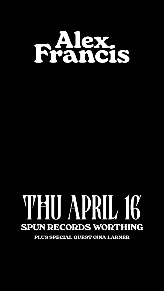 Worthing! Thursday April 16th I’m bringing Simplified & Amplified to your fair town in the beautiful vibe sanctuary that is @spunrecords_uk 🤙 It’s gonna be stripped back and right in the gut emotional. We’ve also got the legend @ginalarnermusic opening up.
Final tickets in my bio. Come hang x