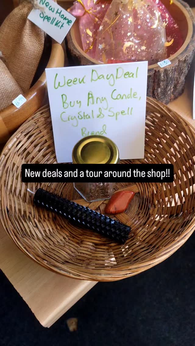 Good afternoon Wytches!!!
Hope you're all enjoying a beautiful day here in Plymouth, what a lush day!
We have some amazing deal's to tempt you with!!
See you all soon
Blessings of the Land Sea and the Sky ❤️❤️❤️❤️