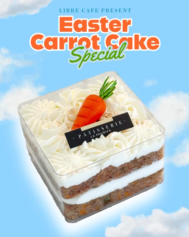 Carrot cake season is officially here! 🥕✨ Come grab a slice of our limited-edition, cloud-soft carrot cake before it’s gone. @libredessertcafe
#njeats #sussexcountynj #hamburgnj #spartanj #carrotcake