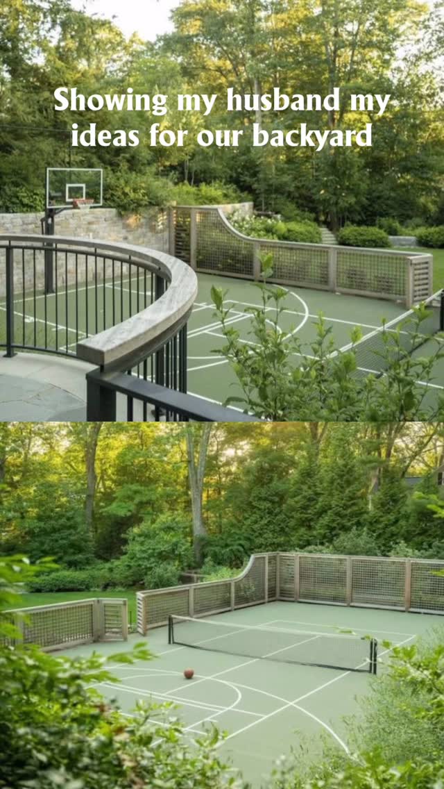 Help me convince him this is a necessary upgrade to our backyard!!!