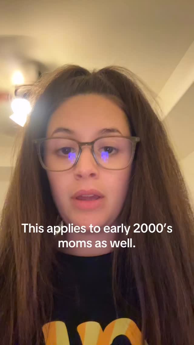 I feel like I’d be a much better adult if I had a 90’s/00’s mom making sure I ate my vegetables and went to bed on time…