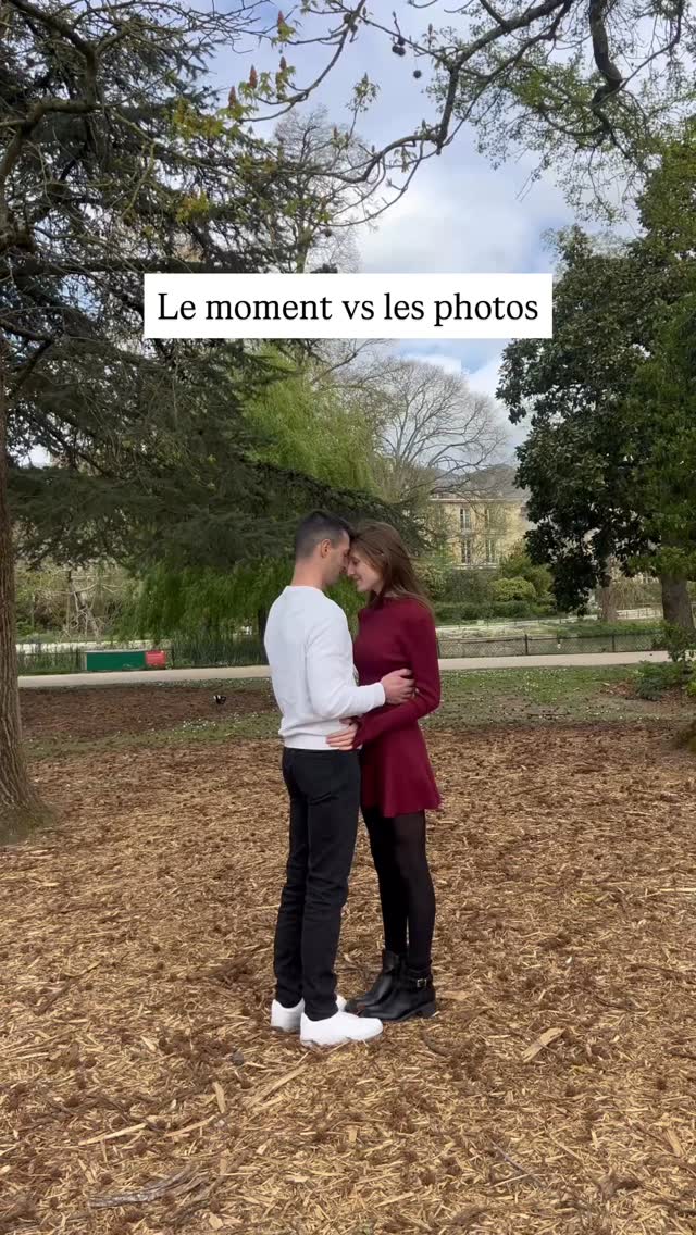 Le moment vs les photos 💍