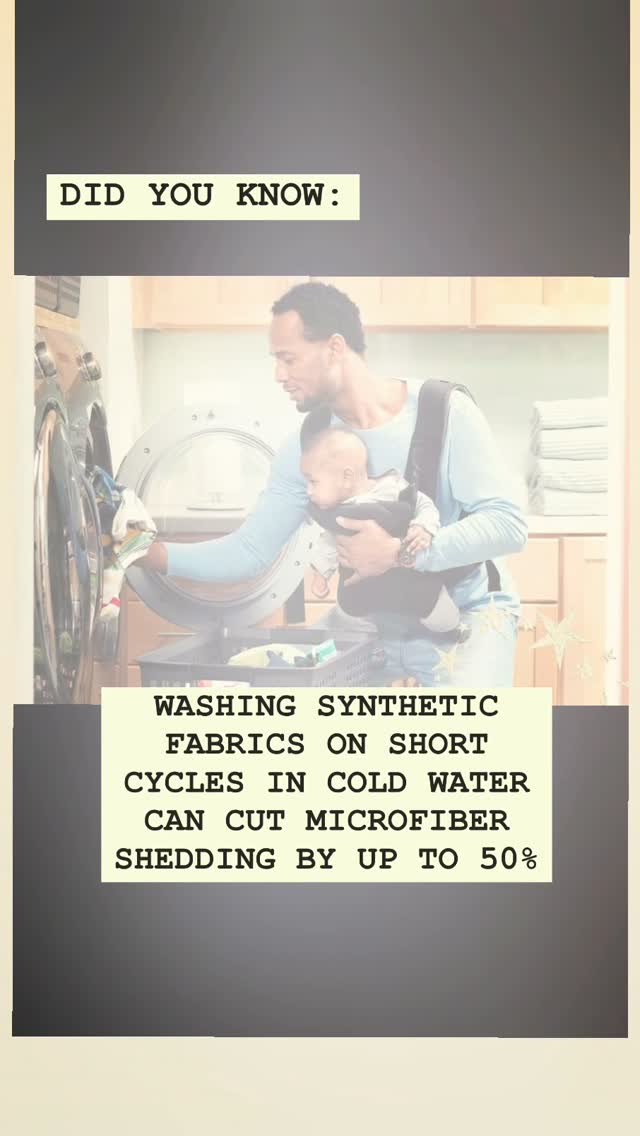 Earth month is a chance to educate others about small environmental habits that can make a big difference.
Every time we wash synthetic clothes, tiny microplastic particles are released. These microplastics are too small to be filtered out by most wastewater treatment systems, so they end up in rivers, lakes, and oceans.
Hot water and long wash cycles stress the fibers causing more shedding. Using cold short wash cycles is an easy way to reduce shedding and limit the flow of microplastics into the environment. Small changes in how we care for our clothes has a big impact on protecting our waterways and wildlife.
#shopgreenhaven #ecofriendly #earthmonth #smallbusiness #ourpowerourplanet