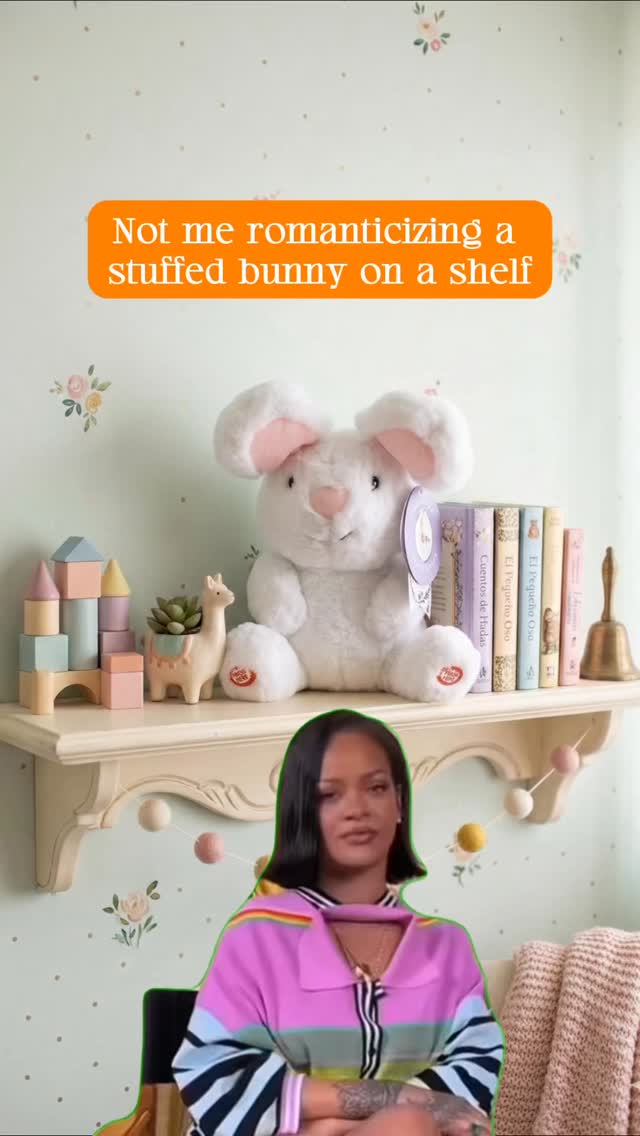 It started as a cute shelf detail and somehow turned into the main character of the room.