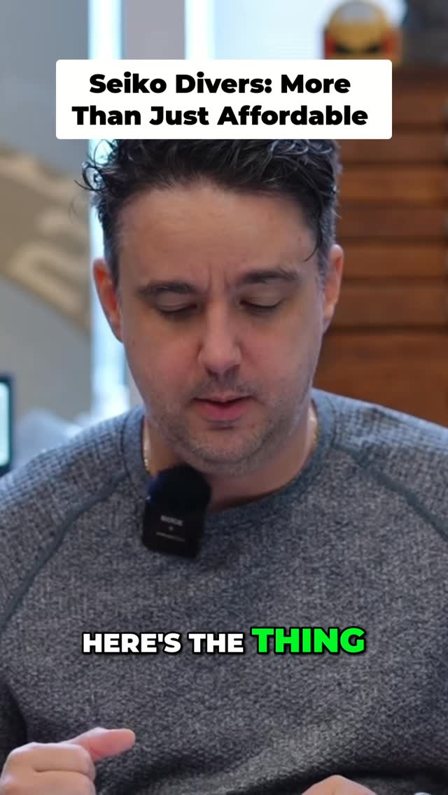 Seiko divers are legendary. From the history of the 62MAS to the modern Prospex lineup, these are the ultimate IYKYK watches.
Today on the channel, I’m breaking down my personal Seiko collection and why these belong in every serious watch journey.
#seiko #seikodiver #seikoholic