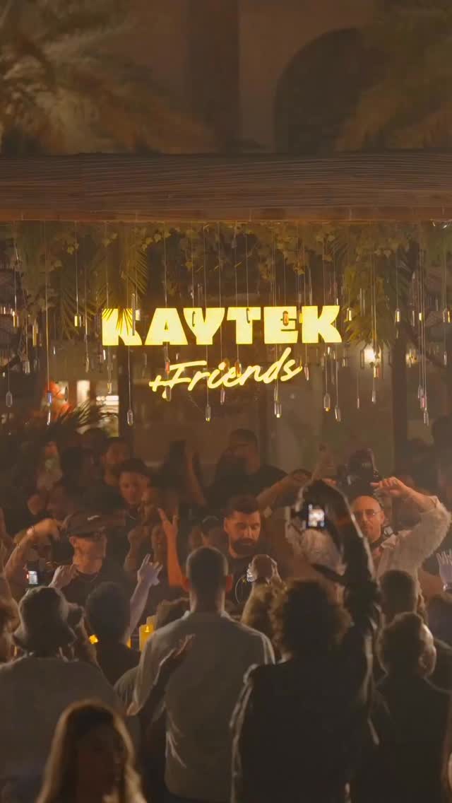 Looking back at the last Kaytek +Friends like a feeling we never really left behind.
Beautiful moments, a crowd in rhythm, and a night that stayed with us long after the music ended.
Tonight, we do it again.
Same energy, back to the feeling, back to Kaytek +Friends.
#OnlyForWanderers #SurfClubDubai