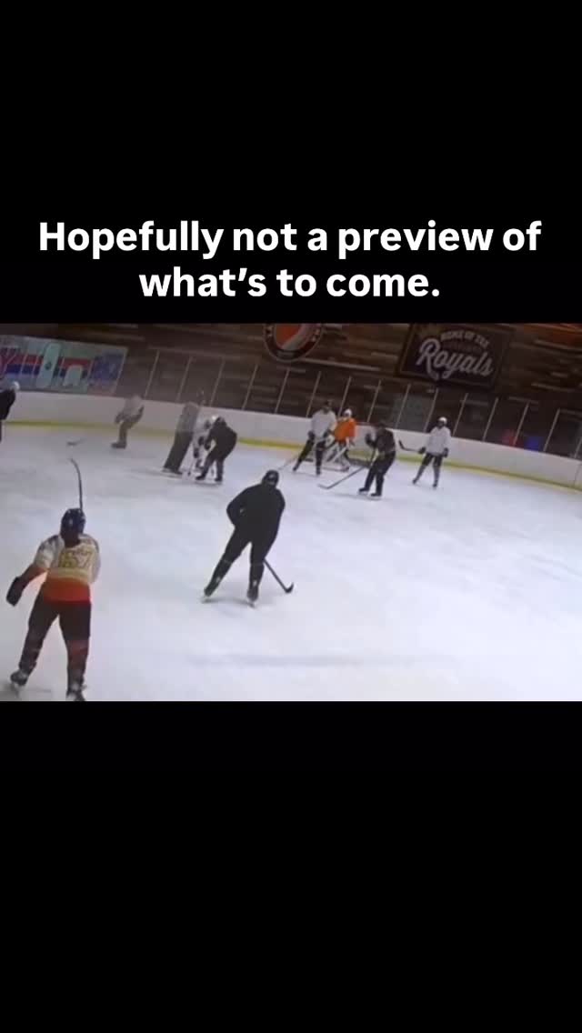 As I make my men’s league debut tonight… I hope we won’t be seeing any videos like this of me ! #effingterrible #hockeyisfamily #hockey #adultlearning