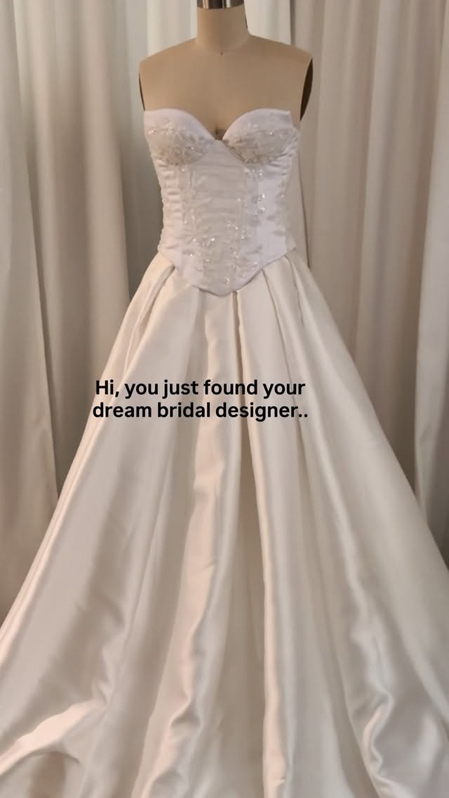 Welcome to couture heaven #bridalcouture #sallyvictoriacouture #weddingdress