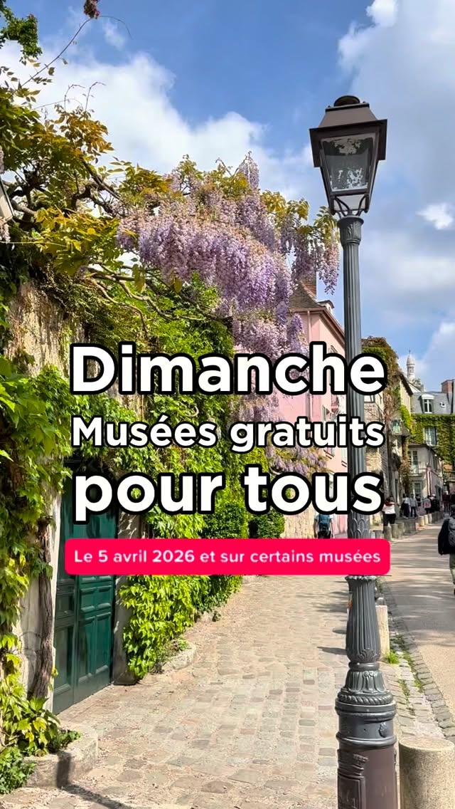 Vous passez le week-end de Pâques dans la capitale ? J’ai un bon plan pour vous. Vous ne le savez peut être mais chaque premier dimanche du mois certains musées parisiens et en région ouvrent gratuitement leurs portes au public. Et ça tombe, nous sommes le dimanche 5 avril ! Alors je vous ai préparé une petite sélection pour vous permettre de faire votre choix.
📍Musée Albert Kahn
2 rue du port, 92100 Boulogne-Billancourt
Ouvert ce dimanche de 11h à 19h : dernière entrée à 18h, fermeture du musée et son jardin dès 18h30
📍Musée national de la Renaissance - Château d’Ecouen
Rue Jean Bullant - 95440 Ecouen
Ouvert ce dimanche de 9h30 à 12h45 et 14h à 17h15
📍Musée Eugène Delacroix
6 Rue de Furstemberg - Paris 6
Ouvert ce dimanche de 10h à 17h30
📍Musée des Arts et Métiers
60 rue Réaumur - Paris 3
Ouvert ce dimanche inclus de 10h à 18h
📍Musée de la Grande Guerre
Rue Lazare Ponticelli - 77100 Meaux
Ouvert ce dimanche de 9h30 à 18h
#weekenddepaques #quefaireaparis #timeoutparis #parismusees #parisculture