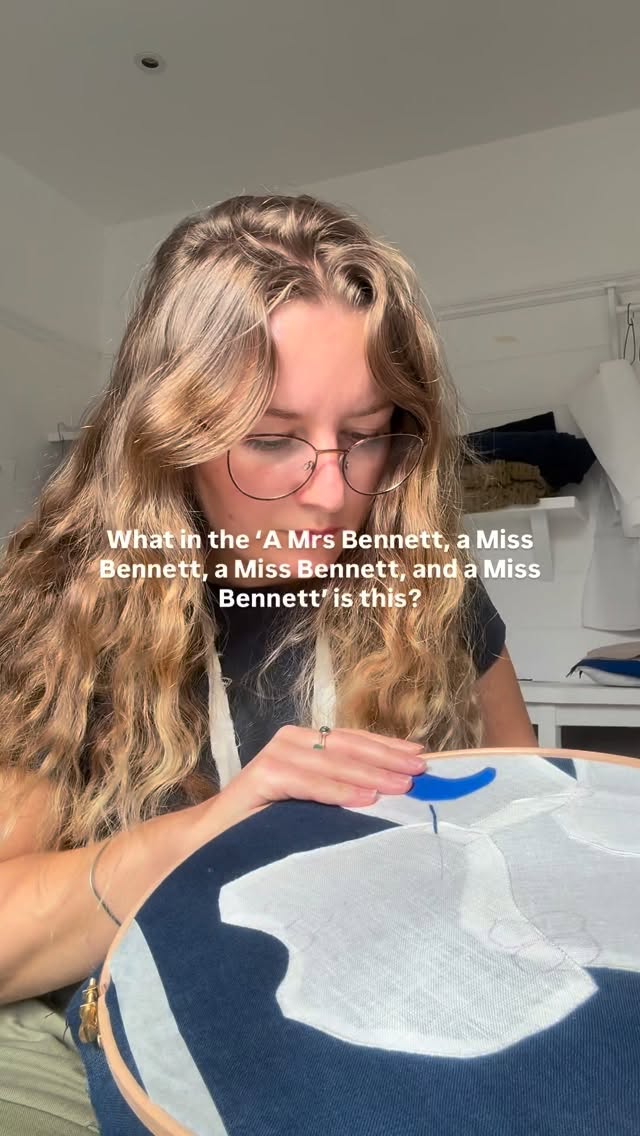 My favourite film for anytime I feel sad or poorly is Pride and Prejudice (Keira Knightly version ofc) and since I’ve been learning how to embroider I’ve felt like the sixth Bennett sister… 🪡
Reading lots and stomping through the mud in skirts are skills already ticked off 🌷
#embroidery
#learningembroidery
#slowfashion
#cornwall
#prideandprejudice