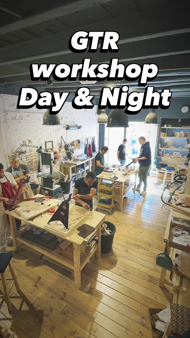Quick Timelapse from our last Guitar Kit Workshop #diyguitar #santcugat #guitarbuilding